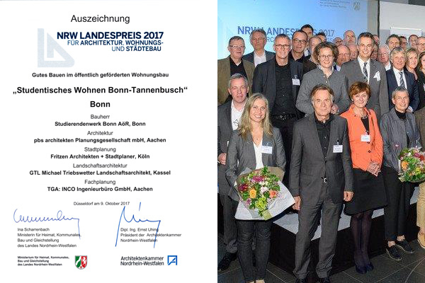 NRW Landespreis 2017 für Architektur, Wohnungs- und Städtebau