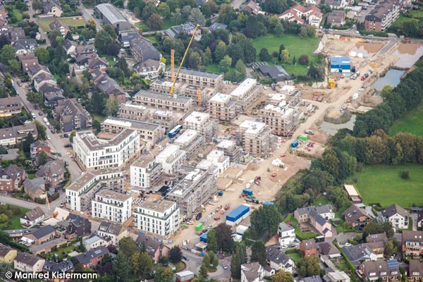 Tuchmacherviertel, Aachen-Brand <br /> etwa zur Hälfte fertiggestellt